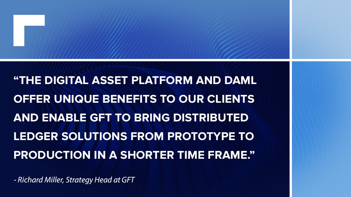 gft_tech's tweet photo. @rdmr_miller has commented on the launch of the @digitalasset developer program for its enterprise smart contract language DAML #blockchain #DLT https://t.co/8oZSMthtnl https://t.co/3gTwwcGhR0