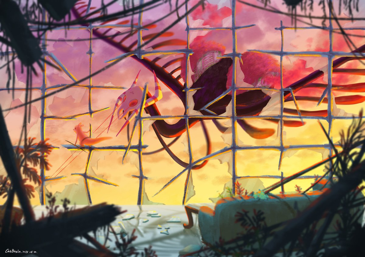 追逐戰 #rainworld  #slugcatlife