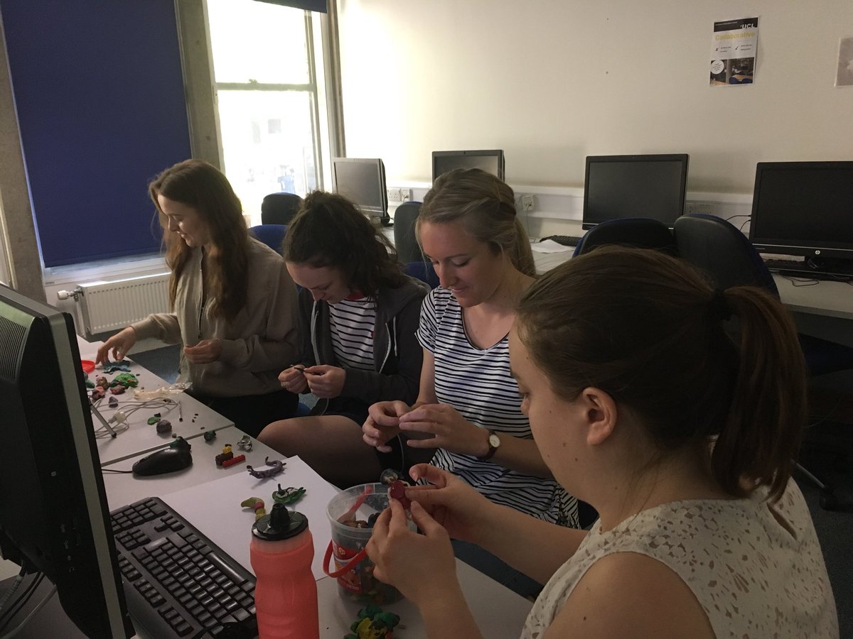 yallsop's tweet photo. A beaitiful sunny day in London and we are having fun with #stopmotionanimations For #digitalstorytelling with our #PGCE students! @creativeict @IOE_London https://t.co/6pGPHzg6XV