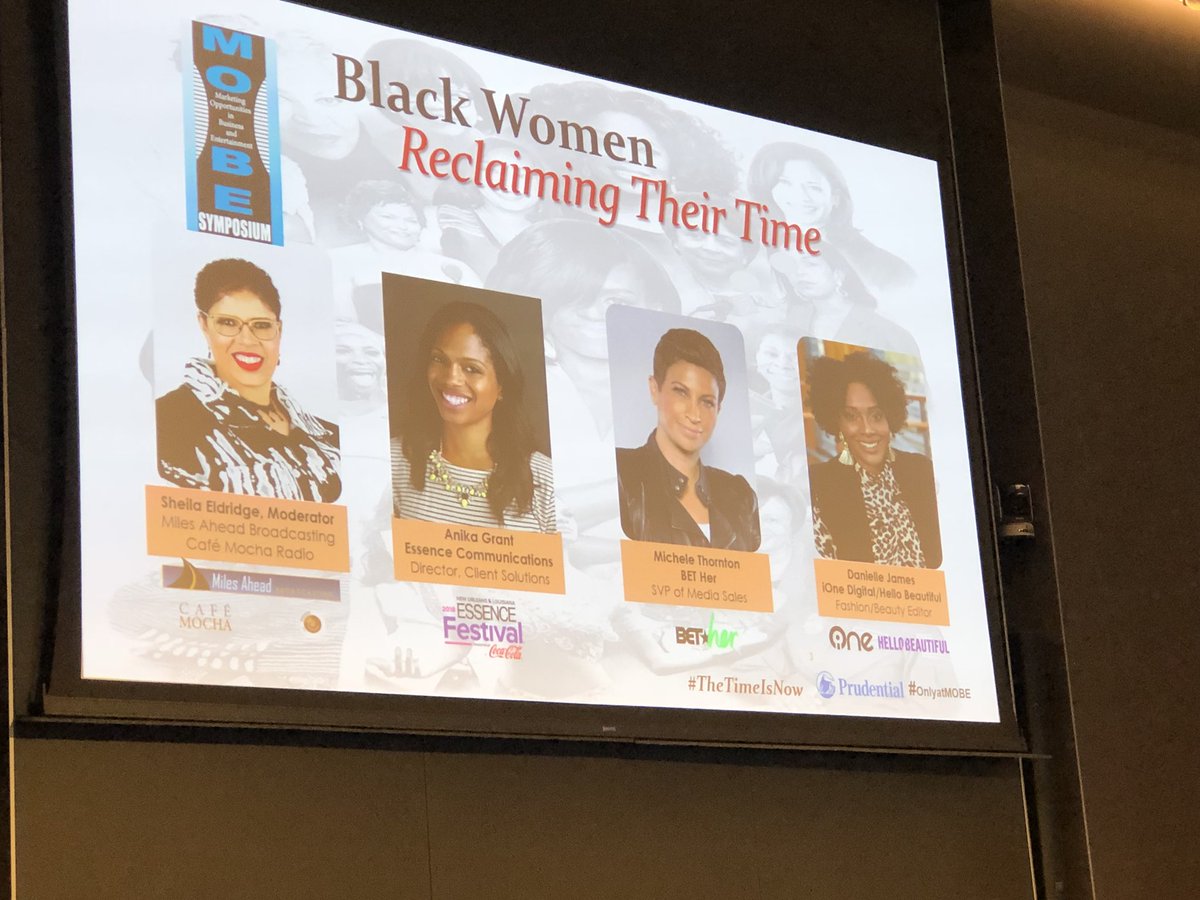 LJCOFY's tweet photo. @MOBE2018 Great insights being shared on the Black Women - Reclaiming Their Time Panel. https://t.co/2x1rAEpxhL