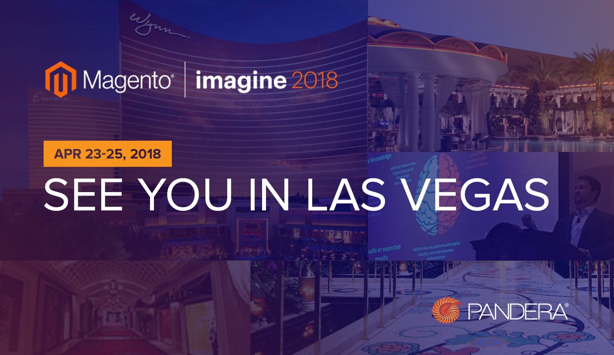 panderasystems's tweet photo. As a Gold Sponsor, we will have a lot to share with you in Vegas. Learn More: https://t.co/6wxK4EpSCk #MagentoImagine @magento @Vegas  #ecommerce #analytics https://t.co/mXPb5ak5eS