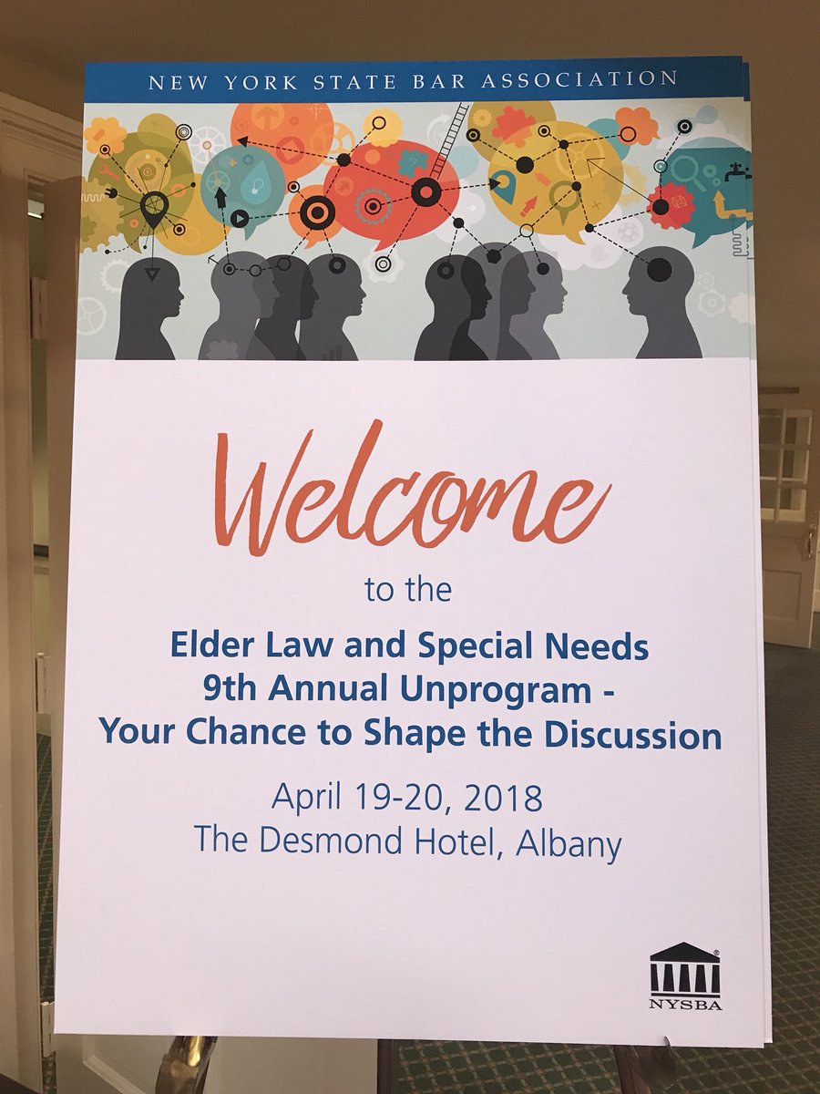 AdkBiscuit's tweet image. Attending a wonderful program full of new ideas, new friends and a lot of energy! @NYSBA #unprogram #elsn @judejd7