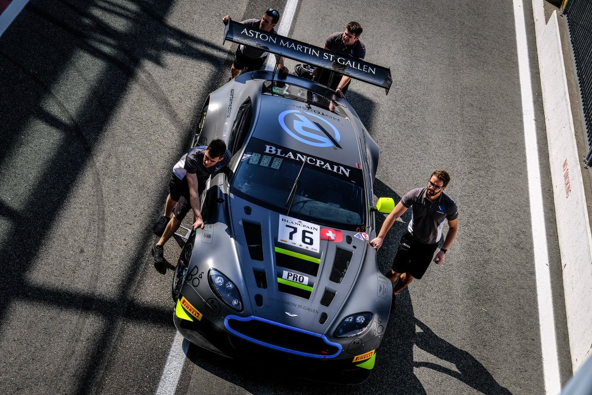 Top effort from <a href="/R_Motorsport/">R-Motorsport</a> and <a href="/AlexBrundle/">Alex Brundle</a> to go P9 in practice for <a href="/BlancpainGT/">GT</a> race at Monza. A nod too to <a href="/OfficialTFSport/">TF Sport</a> with P4 in the Silver Cup class. #V12Vantage