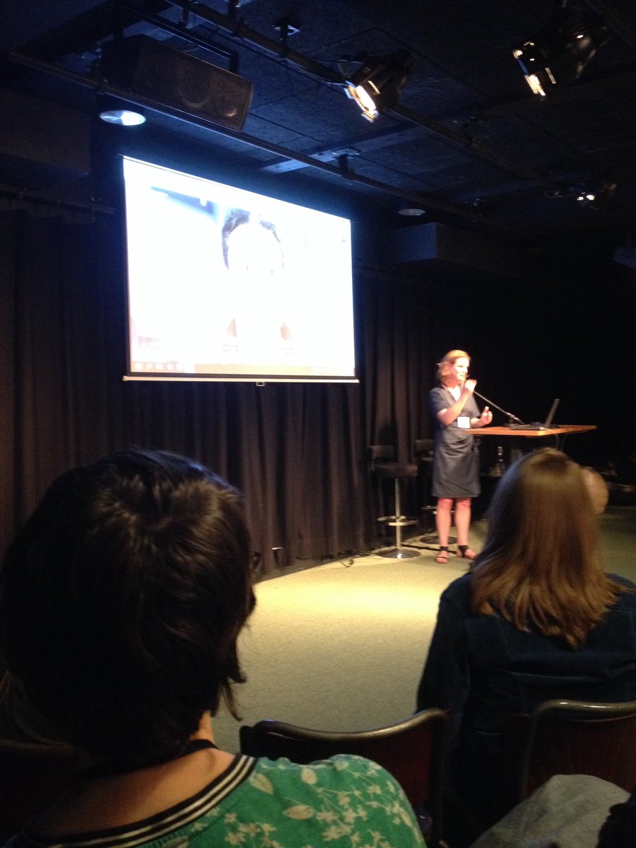 TrueStoriesEU's tweet photo. "We're taking our online tool 'The Asylum Machine' European, to be used as a storytelling format in other countries - if you're a European journalist, get in touch! @eblankevoort on online storytelling at #TrueStories18 https://t.co/mG4C3amfdk