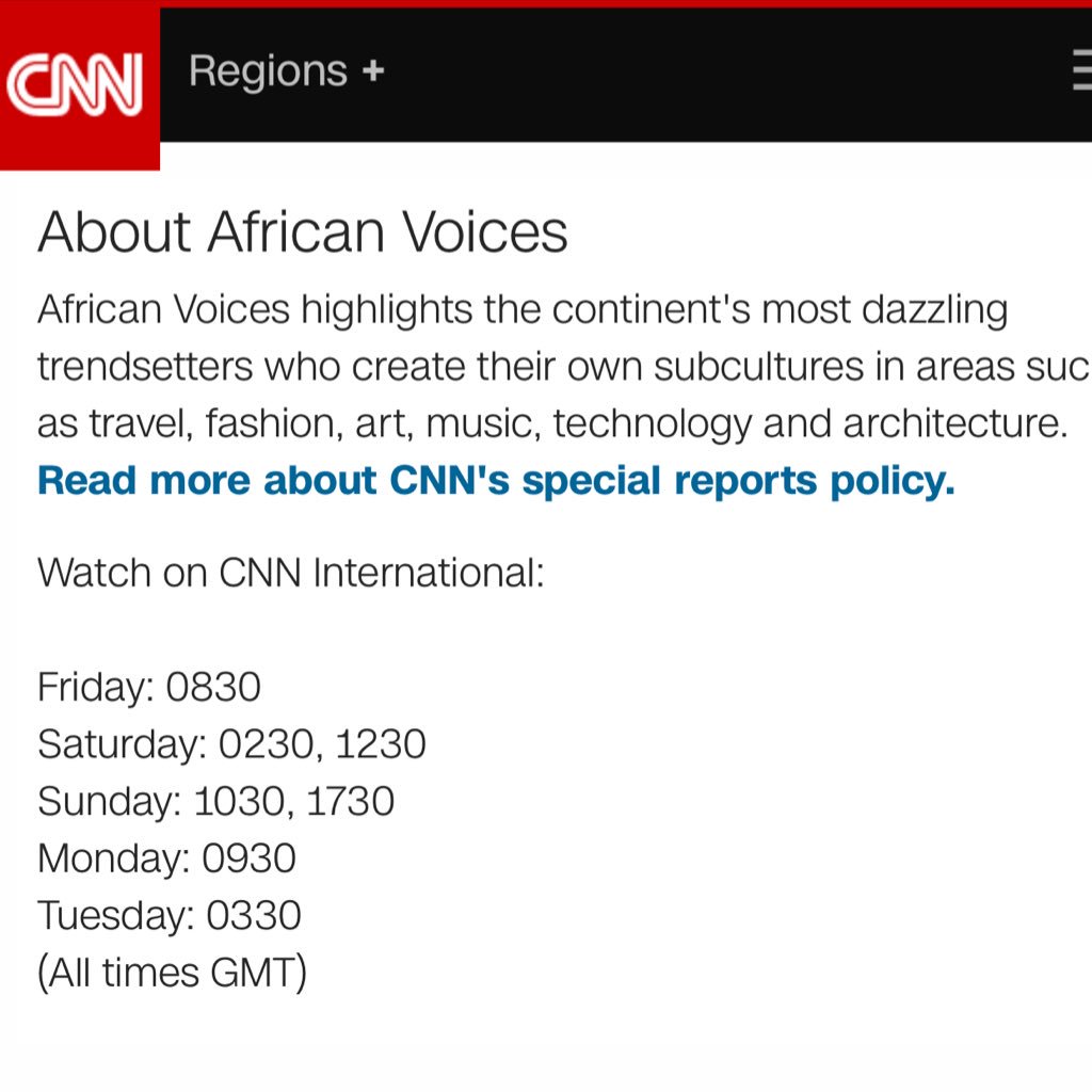 trevor_stuurman's tweet photo. When you make the news for the right reasons... A career defining moment - truly an honored to share my story with @cnn. From Africa to the World. (All times GMT) #GlobalAfrican https://t.co/DWWSbBpCCW