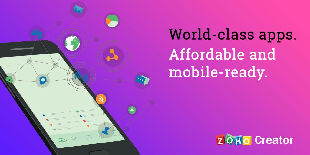 kyledavidgroup's tweet image. No matter how big or small your business is, @zohocreator makes it easy to get your mobile apps your way. Learn more– buff.ly/2pTj1ae #ZohoPromise #Zoho #ZohoCreator5 #ZohoCreator