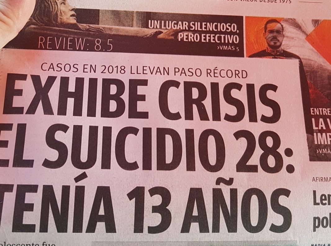 hectorgilmuller's tweet photo. ¿Has pensado en el suicidio?
¿Has soñado con el suicidio?
¿algún cercano ha suicidado?
¿algún familiar ha suicidado?
Si respondes "si" a una sola pregunta, acude por ayuda. Tu propósito aun sigue pendiente. https://t.co/W6m571RpYo