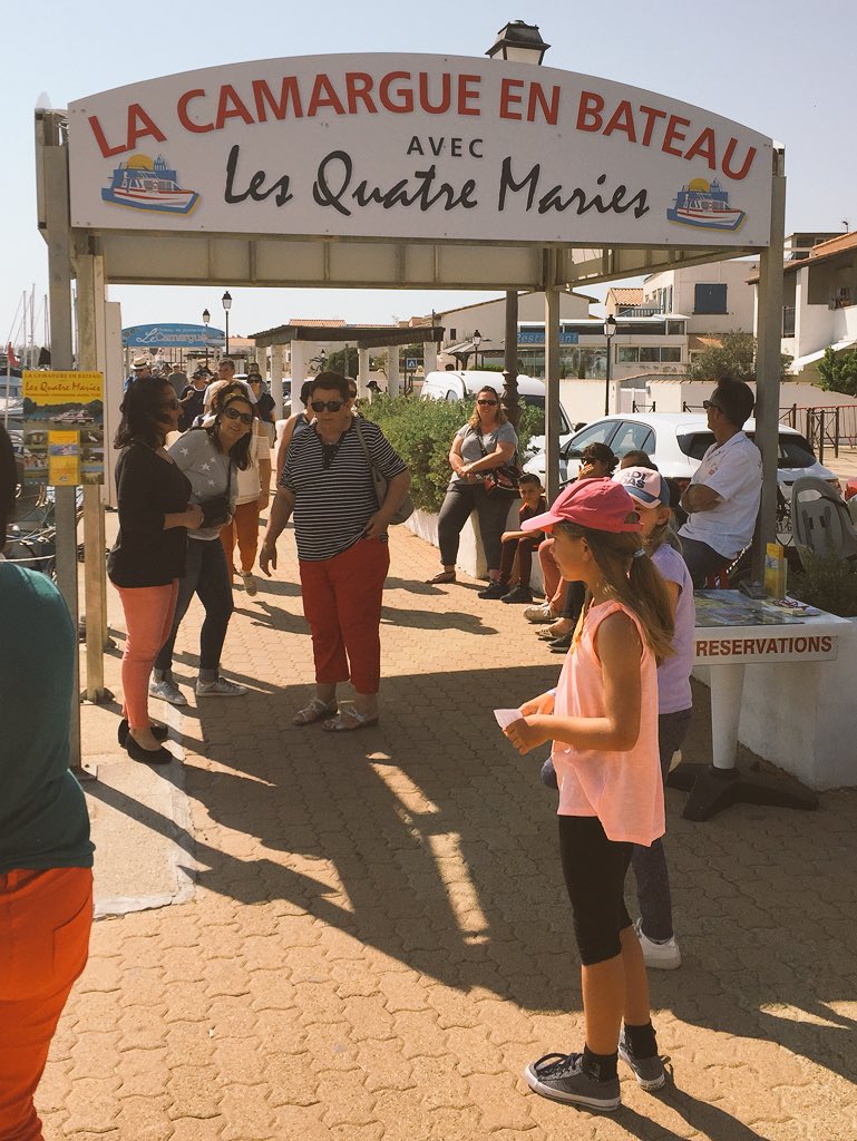 QuefaireDmomes's tweet image. #bateau #balade #camargue #lesquatremariesII #saintesmariedelamer #famille