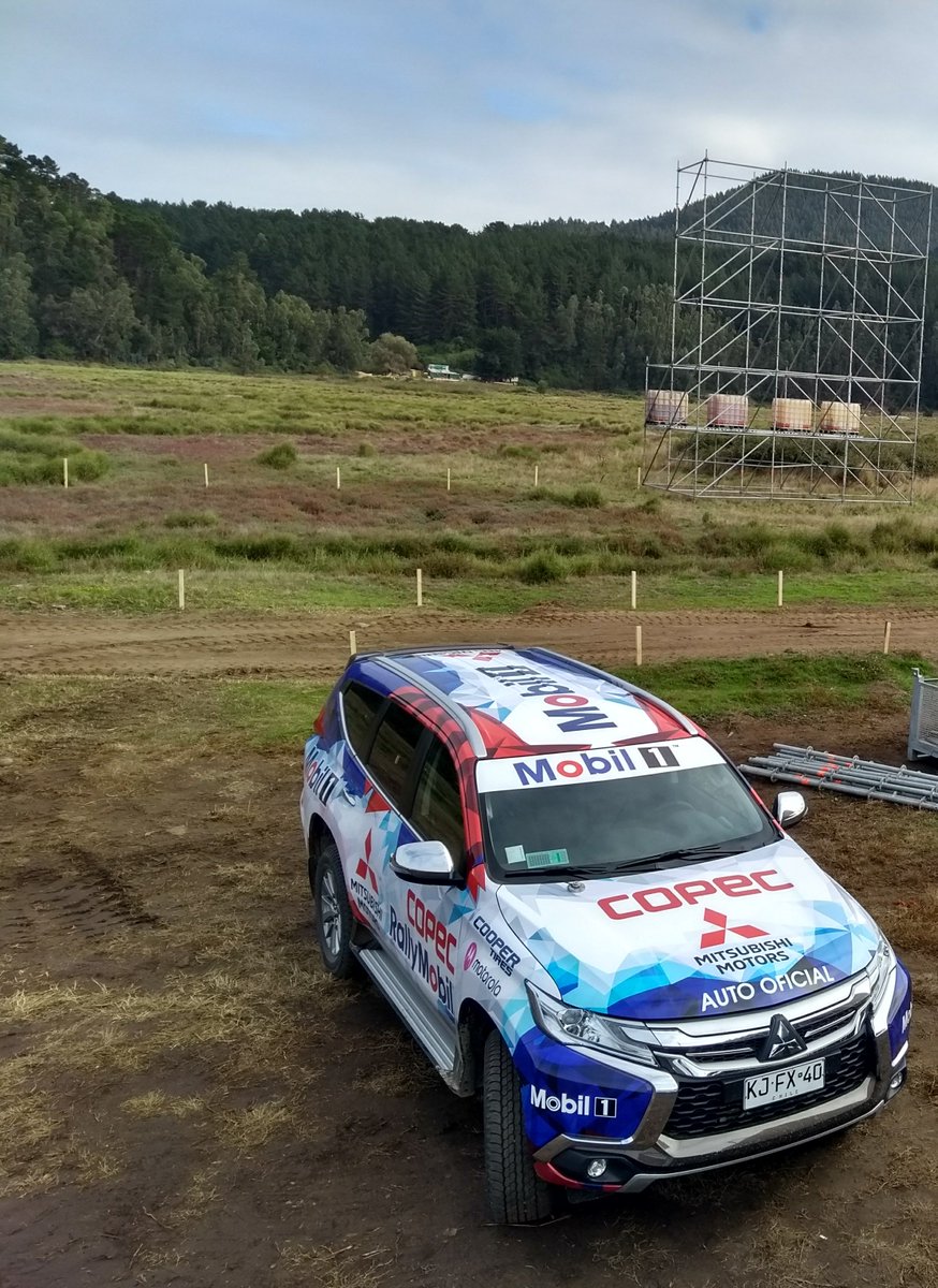 Nuestro Montero Sport, auto oficial Rally Mobil 2018, ya está en Concepción! Te invitamos a unirte a esta fiesta automovilística y a apoyar a los pilotos rally hoy a las 19:30 hrs en la Plaza de la Independencia de Concepción. ¡Te esperamos! #PiloteamosContigo #RallyMobil