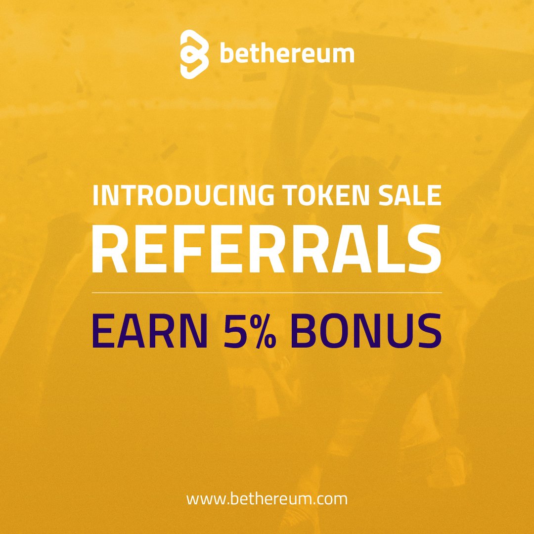 bethereumteam's tweet photo. 🔥 Our Token Sale referral program is out now! 🔥 Get your referral link by going through https://t.co/7gX6HXgMTK - you will receive an email shortly! #ethereum #ETH #blockchain #bethereum #BTHR #crypto #bitcoin #BTC #ICO #TokenSale #coinbase #ADA #TRX #preICO #betting #ERC20 https://t.co/0pztnY28ks