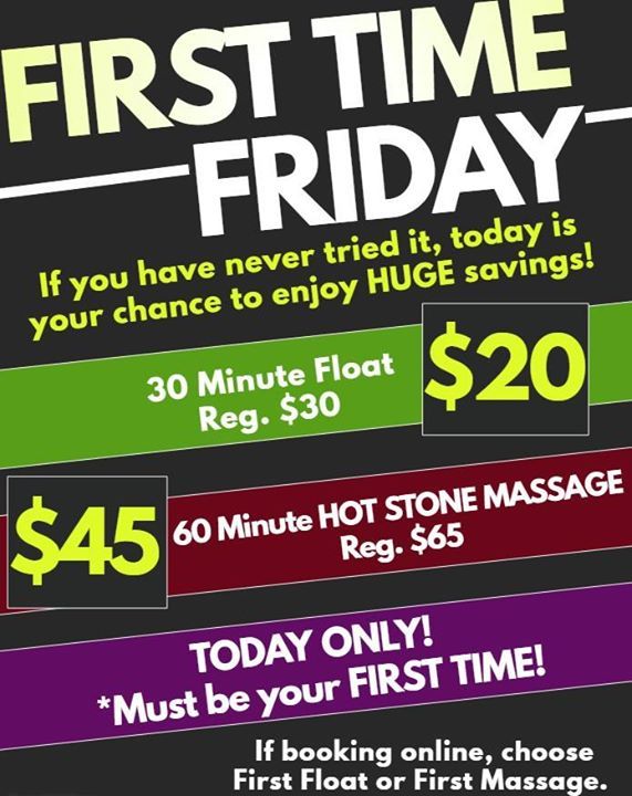 zenfloatsarnia's tweet photo. TODAY ONLY!!!!! Try floating or Massage for the FIRST TIME!
To book online, Click the "BOOK NOW" button at the top of our page. https://t.co/ogEc34rCyL https://t.co/EJkiTkYTg4