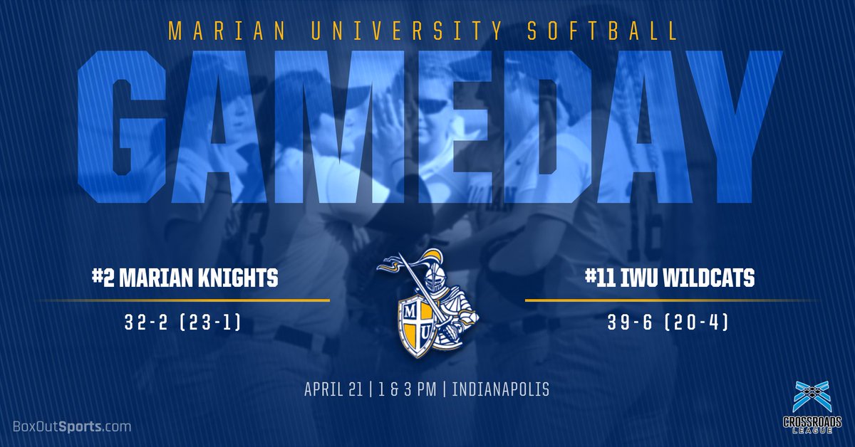MUKnights's tweet photo. Tomorrow is a huge day on campus as our second-ranked softball team hosts No. 11 IWU in a doubleheader at 1 & 3 with massive implications in the Crossroads League race.
Football will also hold its annual spring game, which kicks off at 1 pm.
Join us tomorrow and GO KNIGHTS! https://t.co/M1mLxPfaRE