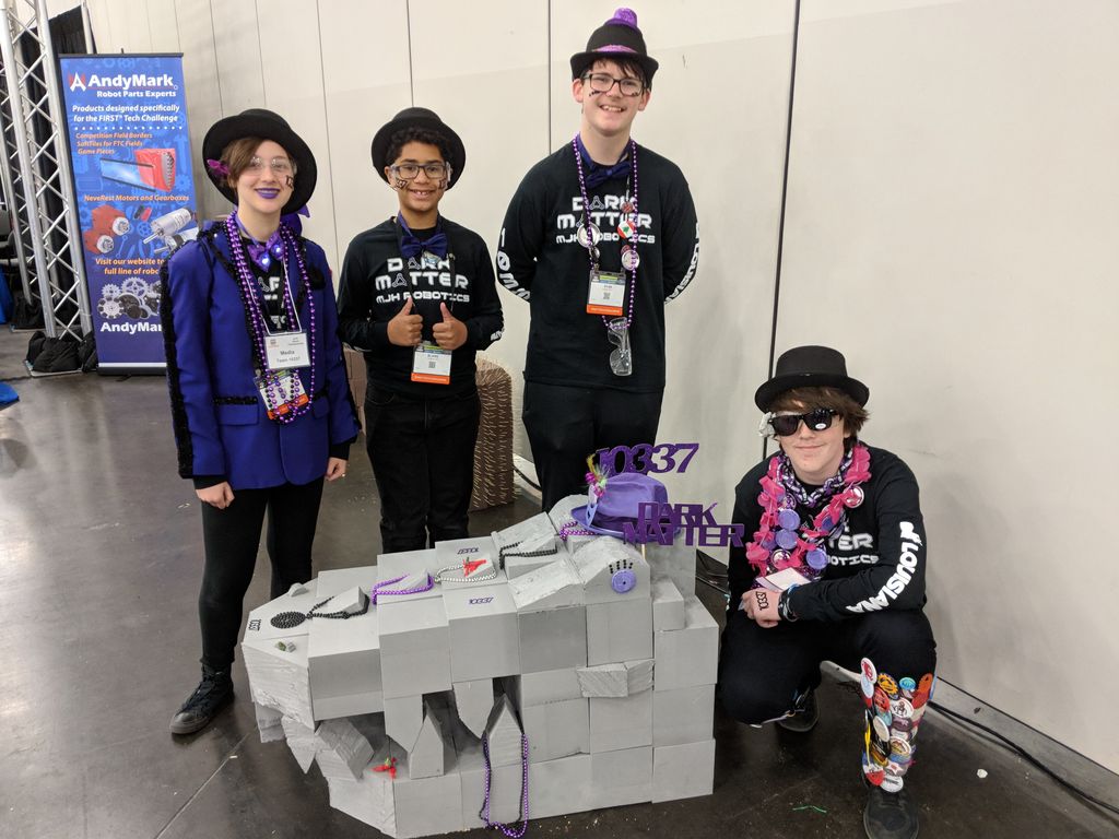 <a href="/DarkMatter10337/">Dark Matter 10337</a> has a great entry for the AndyMark Houston FTC glyph sculpture challenge.  This cROCKS!  <a href="/FTCTeams/">FIRST Tech Challenge</a>