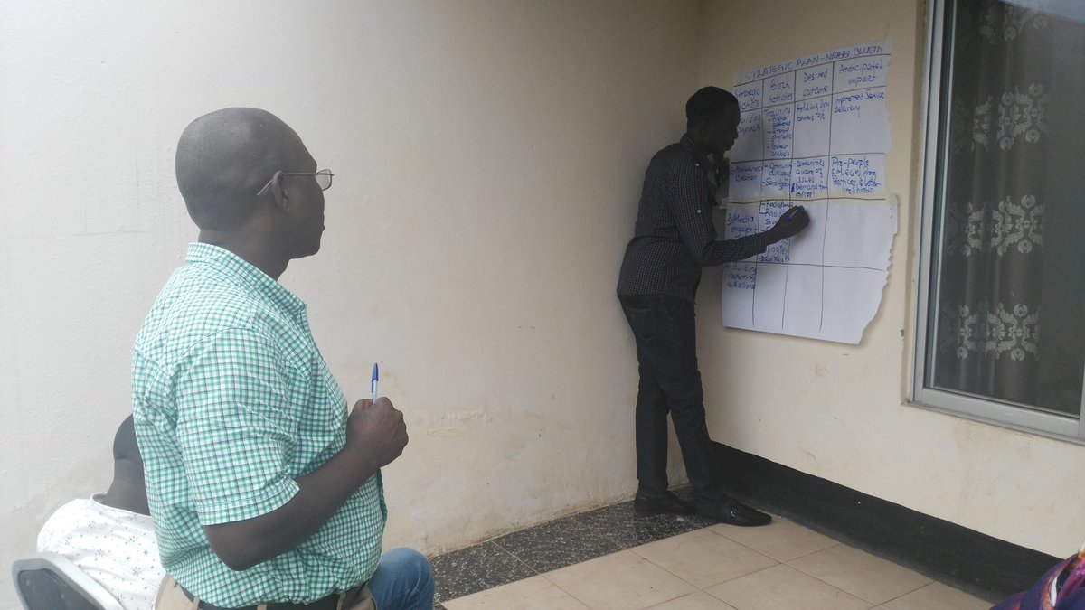 BIESSHOP_Ltd's tweet photo. In Clusters, participants developing work plans @ the end of Day 5 of the #SocialMovementsTraining in Lira.
#TransformativeMovements
@samuelntale @BenTukei @ActionAidDK @actionaiduganda @ImmaculateAwor1 @FionaAwilli @OlongRichard1 @DavidAsubu1 @larok_arthur @kawooyaf1 https://t.co/uNNYr2c5Kl