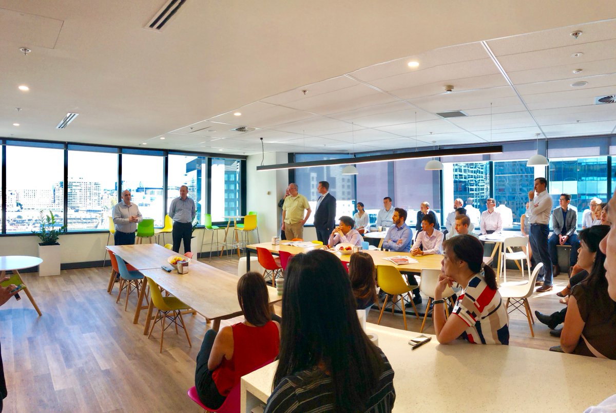 Great visit to our Sydney office last week to discuss innovative ways of integrating our software and data into our service offerings.