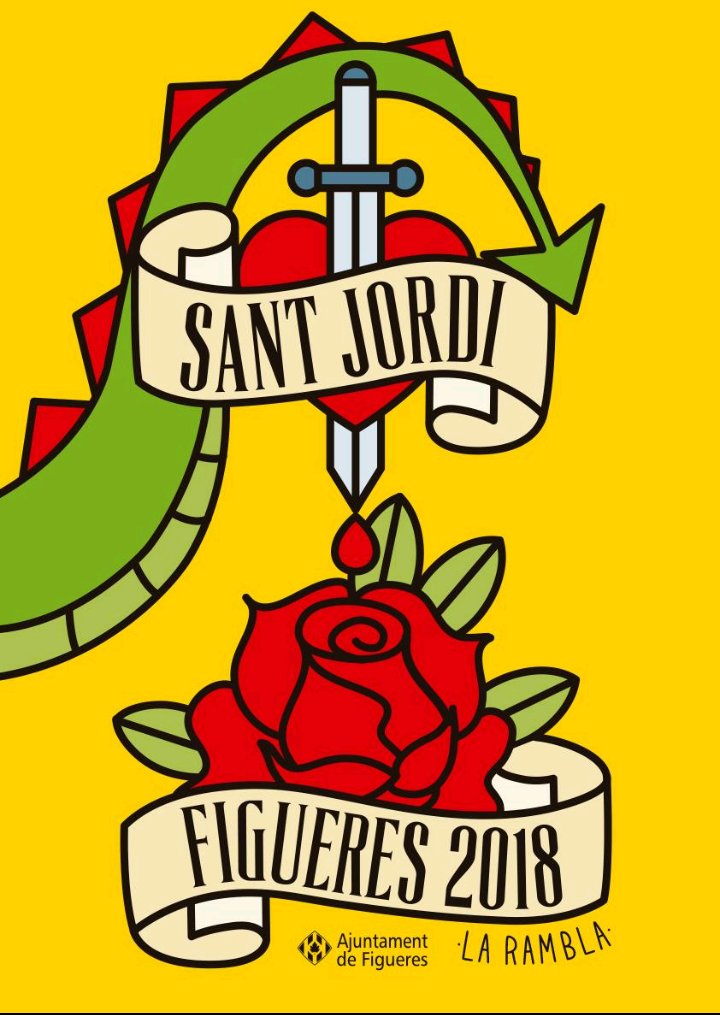 BancDelTempsFig's tweet photo. Ultims preparatius per cel.lebrar Sant Jordi. Tenim paradeta a la Rambla! 
@Figueres @QuefemGirona @altemporda https://t.co/q8ywG7CVSt