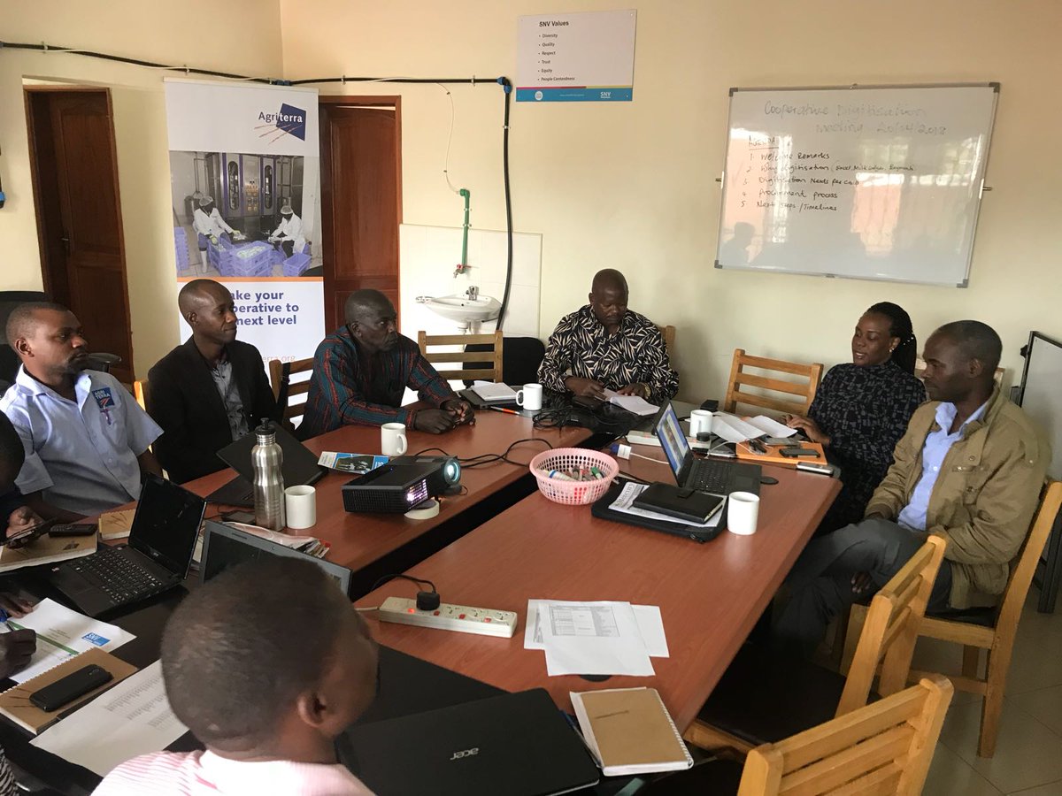 LaboremusUganda's tweet photo. We were in western Uganda this week to test a prototype mobile app designed for dairy cooperatives to digitize their record keeping. Management and staff at the coops simply cannot wait to start using this app! @agritera @UNCDFMM4P #FinTech #DigitizingAgric https://t.co/trCDZJ8ivr