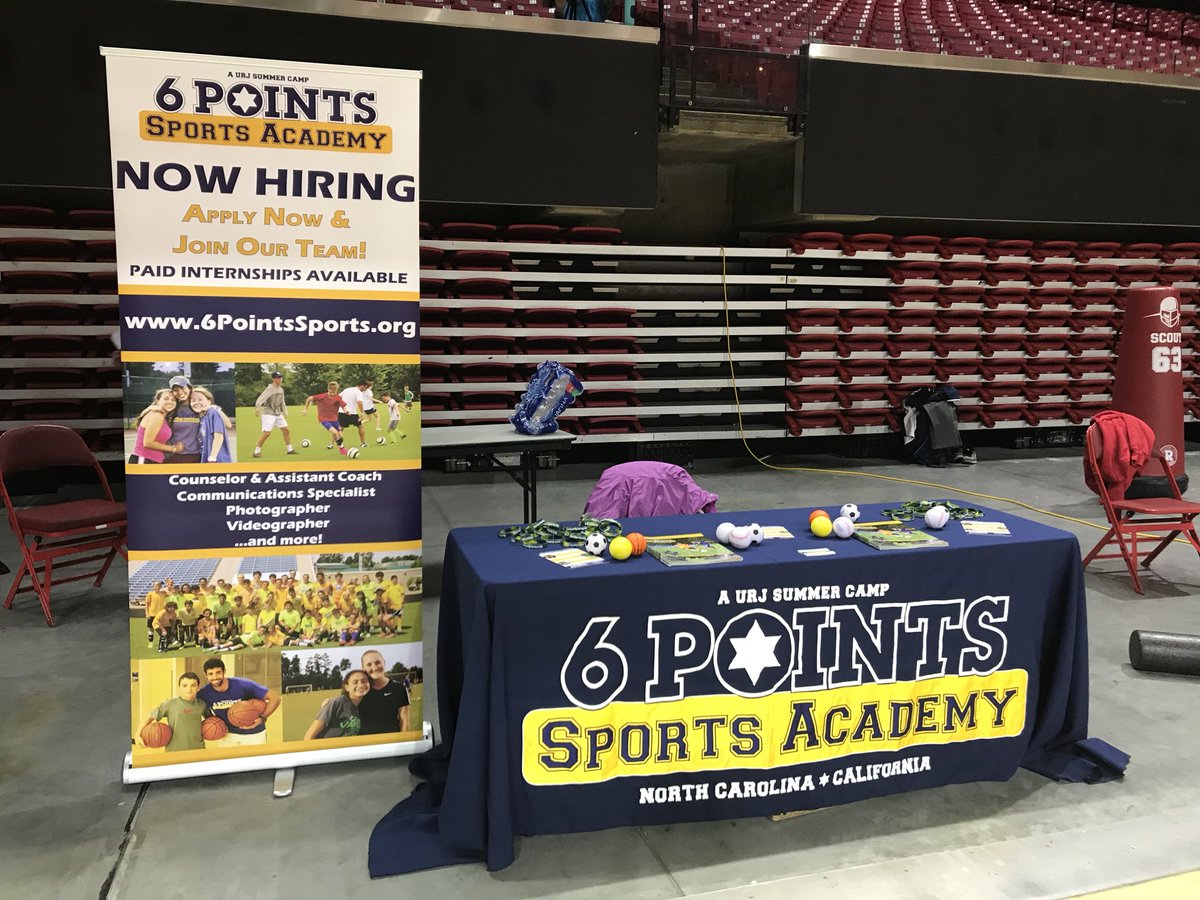 We’re hiring! Stop by the <a href="/MarylandHillel/">Maryland Hillel</a> National Basketball Tournament today! #jewish #sports #camp