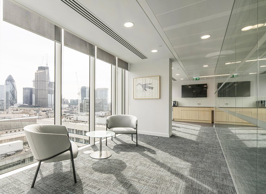 SBA_UK's tweet photo. Steffian Bradley Architects is proud to announce that the fit-out of the new @DuaneMorrisLLP office in central London has been completed in just 10 weeks. #peldonrose #1ropemaker #citypoint #officefitout https://t.co/tFZKy907kX