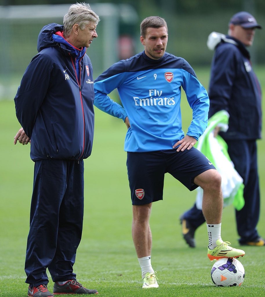 Podolski10's tweet photo. 22 years at the same club is an amazing achievement. It was a pleasure learning from you, a great coach, true character and gentleman both on and off the pitch.
An Arsenal legend and icon, all of us Gunners will miss you... https://t.co/QfH0K7zGyz