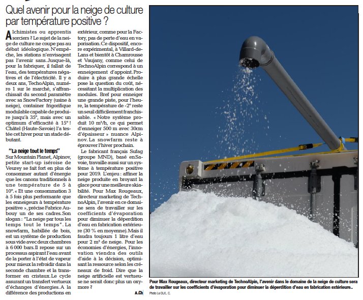 MailisGazza's tweet image. #Pressbook #Snowmaker #Innovation Quel avenir pour la neige de culture positive ? #TechnoAlpin répond avec sa Snowfactory. A lire @ledauphine cc 
@antoinechandel1