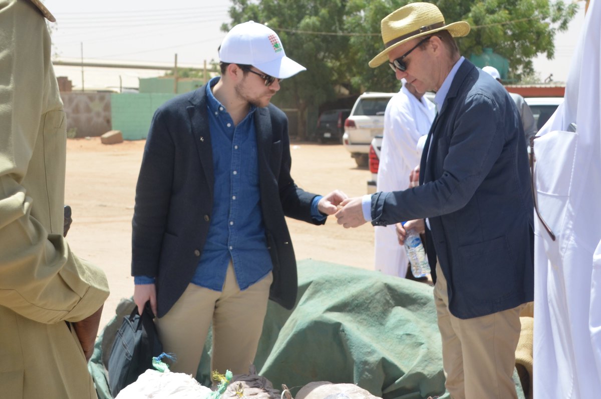 alland_robert's tweet photo. CEO, Frédéric Alland, and recently-appointed Deputy General Director, Charles Alland, have travelled to #Sudan to meet our all-important #suppliers! #WorldEarthDay2018  #InsideAR https://t.co/1LA6CsQo6U https://t.co/jN4z8M6lQ7