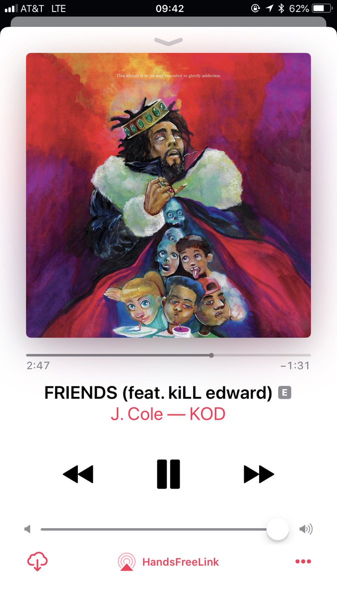 thecairokai's tweet photo. Best song hands down #JCole #KOD #JColeFriday https://t.co/c29K759AKS