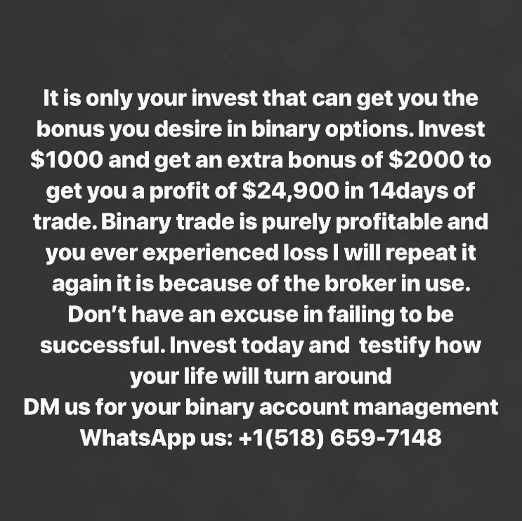 binary_manageme's tweet photo. #instagood #picoftheday #art #options #signals #forexmoney #contact #experttrader #forexsignal #makemoneyonline #makemoney #cash #wallstreet #london #uk #traderlife #getrich #winner #selfmade #currencytrading #money #opulence #trading #hackers #technology #tecnologia #digital https://t.co/JxIuK6dYAD
