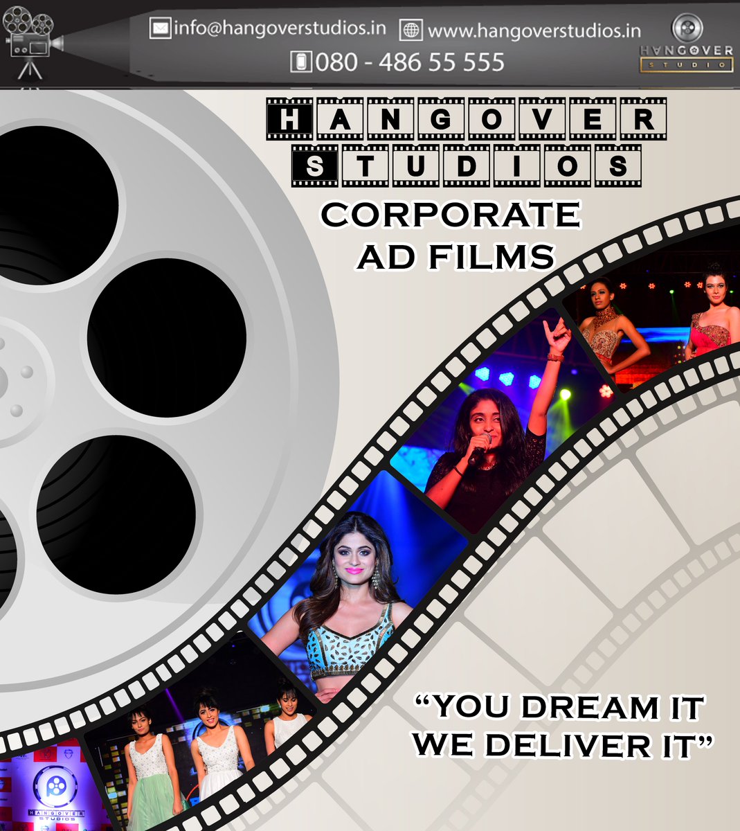 hangoverstudio_'s tweet photo. Hangover Studios is a leading Corporate Ad Film Agency located in the heart of Bangalore India.  Reach Us Today - 080 486 55 555 | info@hangoverstudios.com | https://t.co/MLM4i8WvKS
#Hangoverstudios #CorporateAdFilms #Adflimservices #brand #FlimAds #Adfilmservices https://t.co/R1BfydEoFj