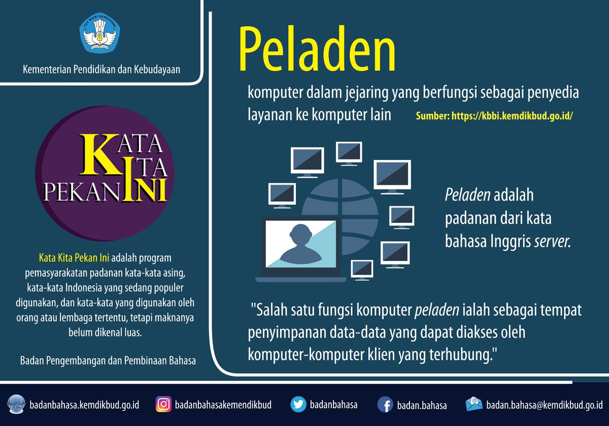 BadanBahasa's tweet photo. #KataKitaPekanIni untuk #SahabatBahasa dan #SahabatDikbud #CintaBahasaIndonesia https://t.co/KU0H0SG8jh