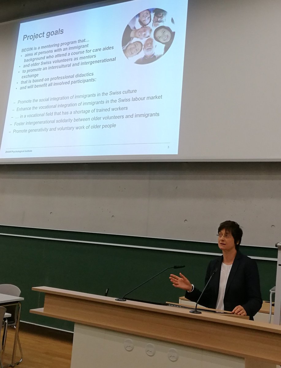 Beate Schwarz: Our project is a result of cooperation that was born within COST Action #interfasol. One of central goals is to promote social integration of immigrants in Swiss culture. #interfasolconference