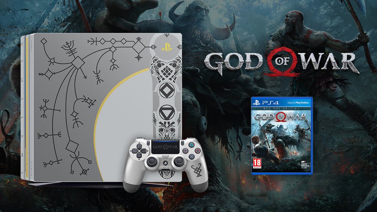 IGNUK's tweet image. Follow &amp;amp; RT for a chance to win a limited edition #GodofWar PS4 Pro bundle to celebrate the release of God of War! #spon

T&amp;amp;C's: uk.ign.com/articles/2018/… UK 18+ only