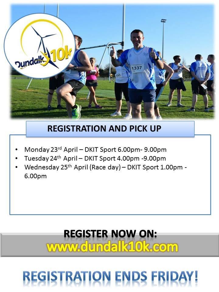Please note that there is a change to pick ups and late registration. They will now start from Monday at 6pm