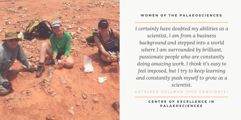 GenusPalaeo's tweet photo. Our #FierceFemaleFriday today is PhD student Kathleen Dollman from @ESI_FossilLab! Kathleen studies the evolution of crocodiles! 🐊🐊🐊 #womeninSTEM #facesoffieldwork https://t.co/LdOsycLLC2