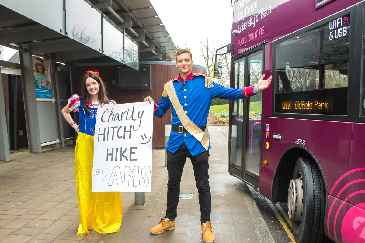 thesubath's tweet photo. Last Fri 13 pairs of students set off in a race to hitchhike to Amsterdam for charity. So far they've raised over Β£6000 for @bathraggies Big 4 charities! π #BathtoDam #charity #hitchhike https://t.co/EJETmTlPOA https://t.co/QYzn2vpNJz