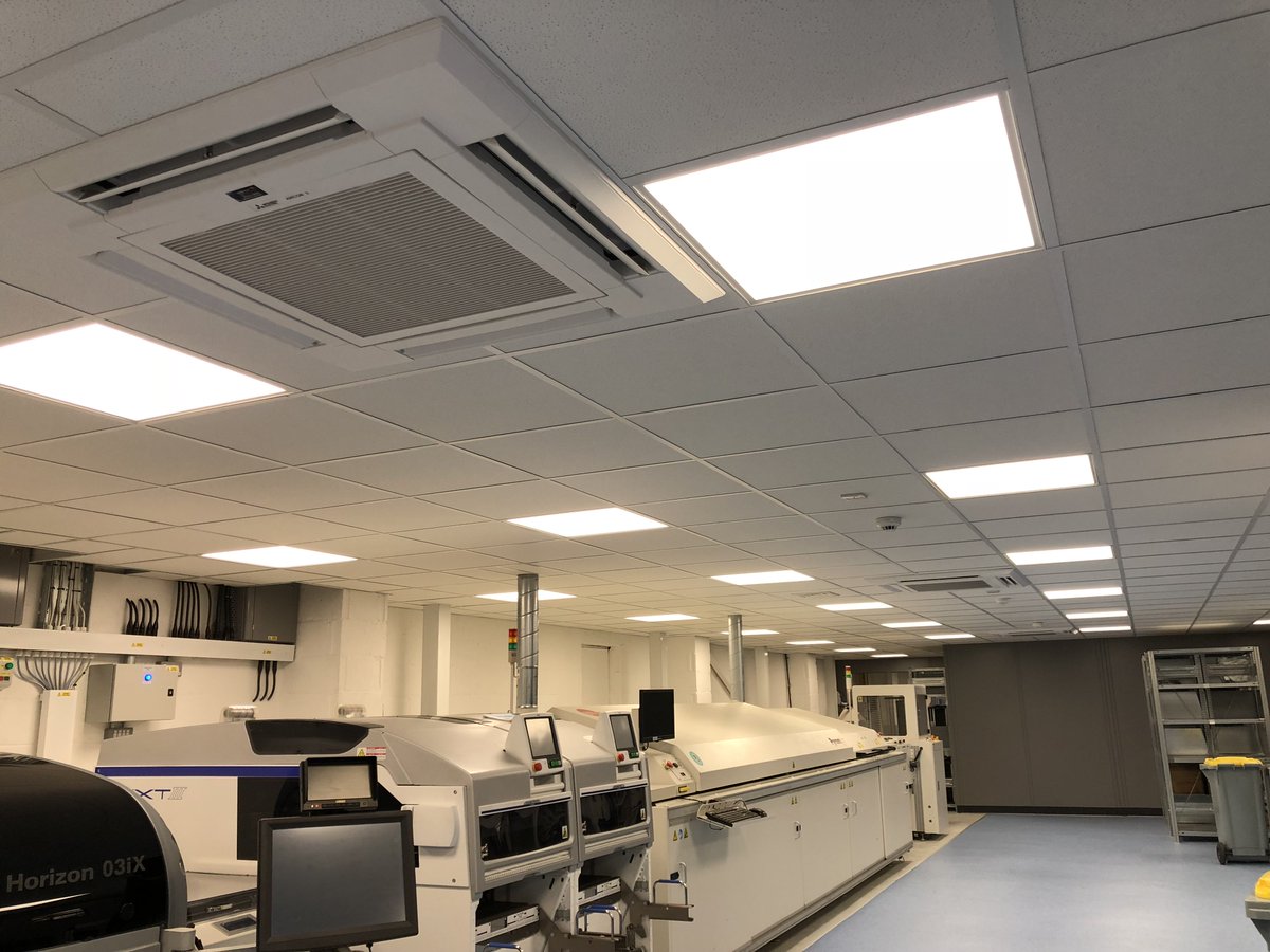 IHandC's tweet photo. Just in time for the heat wave!!! We have recently installed and commissioned 4 x @meuk_les cassette systems in Newhaven #KeepCoolAndCarryOn #AirConditioning #Commercial #Installation https://t.co/Gr6gfP6RPq