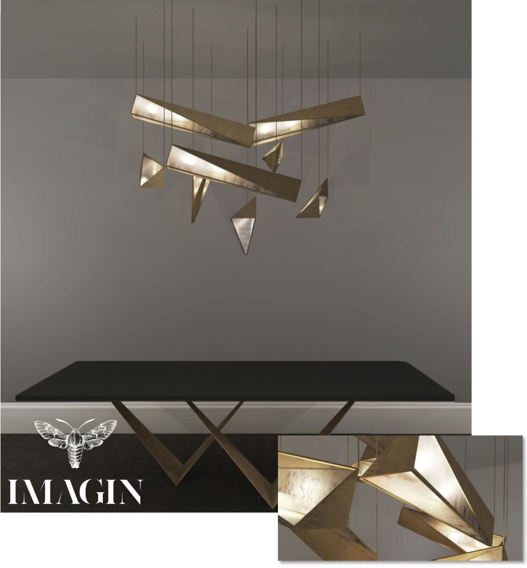 ImaginLighting's tweet image. A feature light inspired by the table design. Bringing Ideas to Light is what our design team are great at! Put us to the test... #bringingideastolight #featurelight #decorative #lighting #hospitality #hotels #restaurants