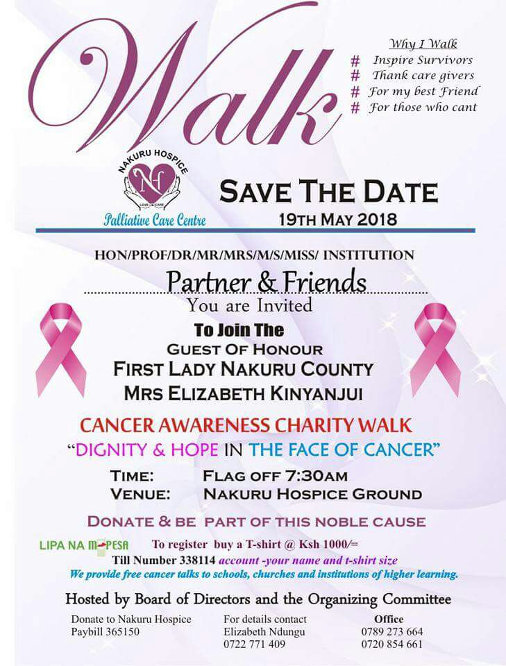 Join us on this date to create awareness and save this generation from cancer