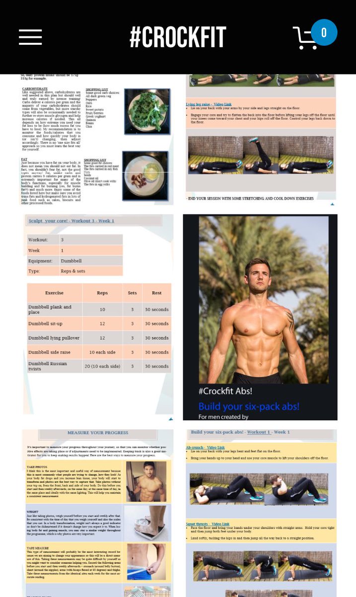 alexcrockford's tweet photo. My 3 week #CrockFitAbs plan is £18!
The best core exercises to build a six pack!
https://t.co/WCnbaa5r5z https://t.co/DPTGOlixFL