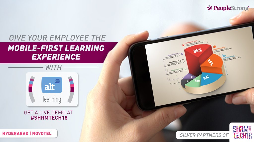 peoplestrong's tweet photo. The future of employee training is here! Get a live demo of #AltLearning at #SHRMTech18 experience the new way of learning. Click here to register for #SHRMTech18 now: https://t.co/WerwLtqO28 #FutureOfWork @SHRMindia https://t.co/RtoqHZopDH