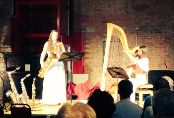 PolarisDuo's tweet photo. There was music, wonderful friends, CDs, G&amp;Ts and cake - the only way to launch an album! Thank you to everyone who came out and made it such a special night!
Our debut album ‘illuminate’ is out now and you can order yours from https://t.co/Uuc7SCCZlG 🎉🎷☺️ https://t.co/yq3kpUuyDS