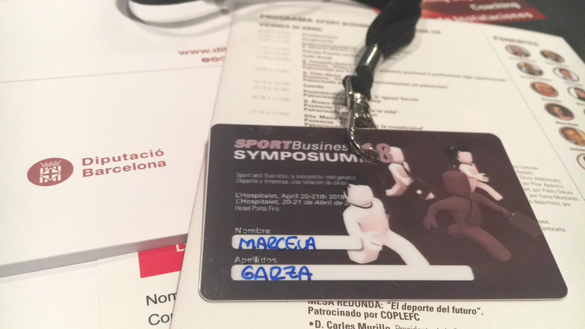 machesego's tweet photo. Learning and sharing at the Sport Business Symposium #SBS18 #Hospitalet 
#Catalonia encouraging sport business professionals https://t.co/JguN1ctyFU