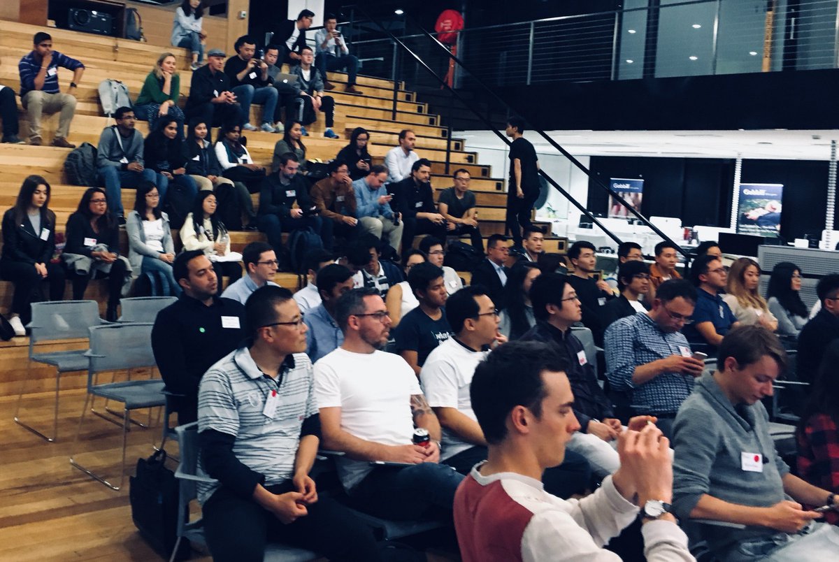 NAB's tweet photo. Our #CrossBorderHackathon with @Alibaba_cloud begins tonight! Participants are buzzing with ideas at @StoneandChalk in Melbourne. Good luck to all teams! https://t.co/svIdg62TD6