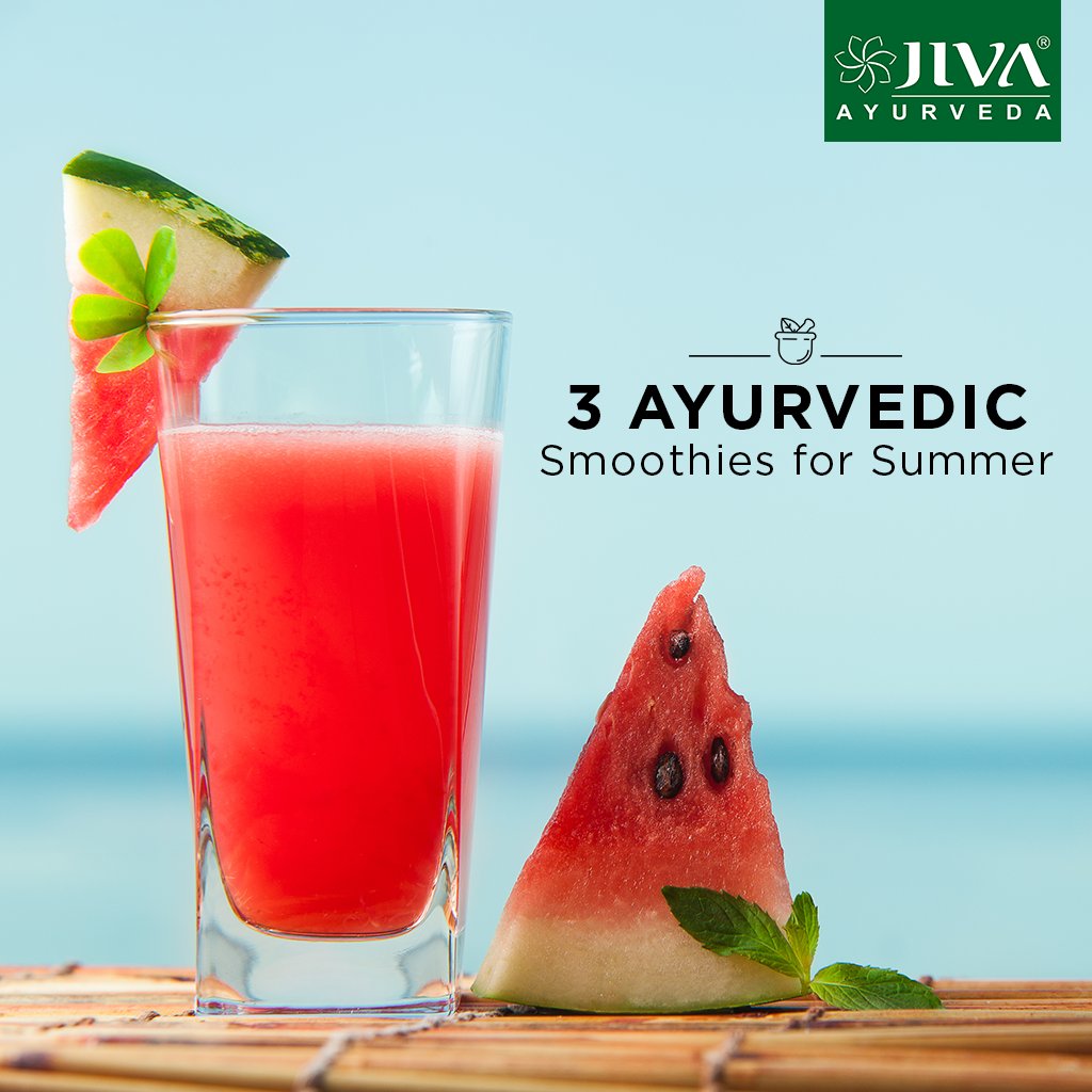 JivaAyurveda's tweet photo. According to #Ayurveda, eating fruits with milk is considered as a Sanyog Virudh Ahaar! Check out the 3 very simple smoothie recipes without milk that will nourish you and keep you cool this summer: https://t.co/97ShwWOLfg #JivaBlog #JivaAyurveda https://t.co/Ogkp1hHbeK