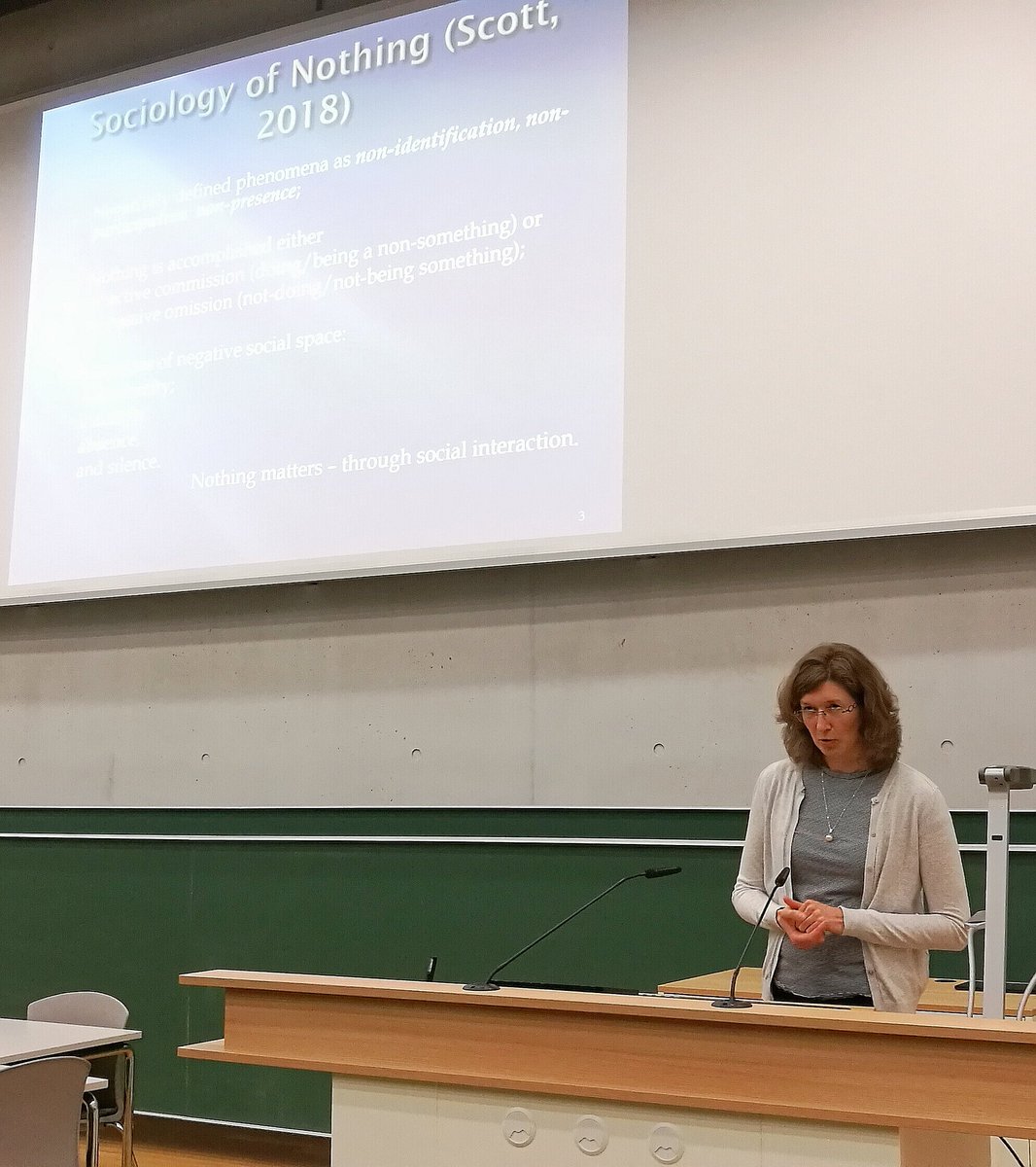 Nothing matters - through social interaction. A perspective of sociology of nothing on #interfasol