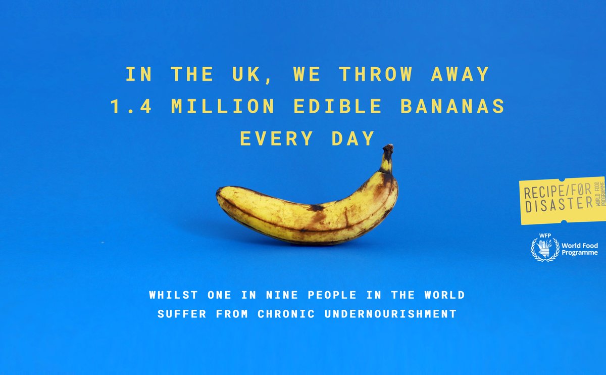 VN_benelux_nl's tweet photo. Rijp voor de vuilnisbak? Kijk eens verder en ontdek een perfect gerijpte banana onder de schil! Een banaan mag dan niet 'insta-waardig' zijn, daarom hoeft ie nog niet in de prullenmand! #RecipeForDisaster #FAOfacts https://t.co/Vii8xDR6Dk
