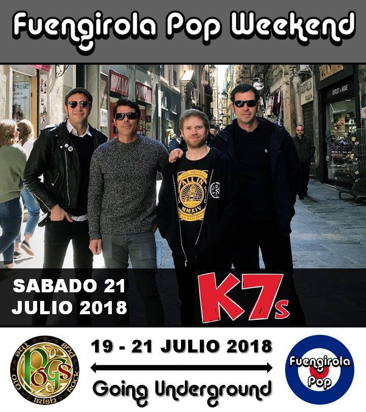 #K7s @ #FuengirolaPopWeekend
Esta excelente banda de #PunkRock, compuesta por <a href="/Kurtmiltonbaker/">Kurt Baker</a> y por miembros de <a href="/mondoairbag/">Airbag</a> y <a href="/losreactivos/">Los Reactivos</a>, estará presentando su flamante y demoledor primer disco #Take1 en el #FPW_2018! Don't miss them!! 🤘 FuengirolaPop.com