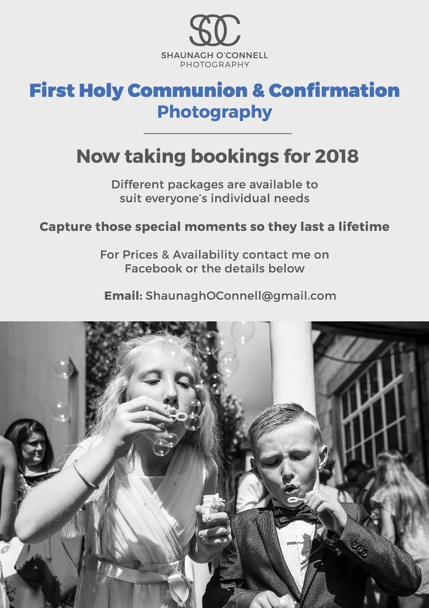 Looking for a Photographer for your child's First Holy Communion or Confirmation? Get in contact with me for prices, availability and more info!!
#firstholycommunion #communion #corkcommunion #confirmation #corkconfirmation #holy #communionphotographer
