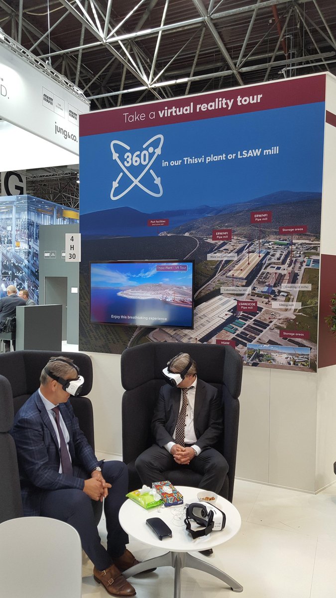 VionesVirtual's tweet photo. A great experience working with the pioneers of the industry!
Follow the leaders on this Innovative Journey with @VionesVirtual!!
#VR #AR #exhibitions #VionesVirtual #Corinthpipeworks #SMSgroup #immersivetechnology #promotion #VirtualTour #TubeFair #DusseldorfGermany https://t.co/5VvHwZQ4x3