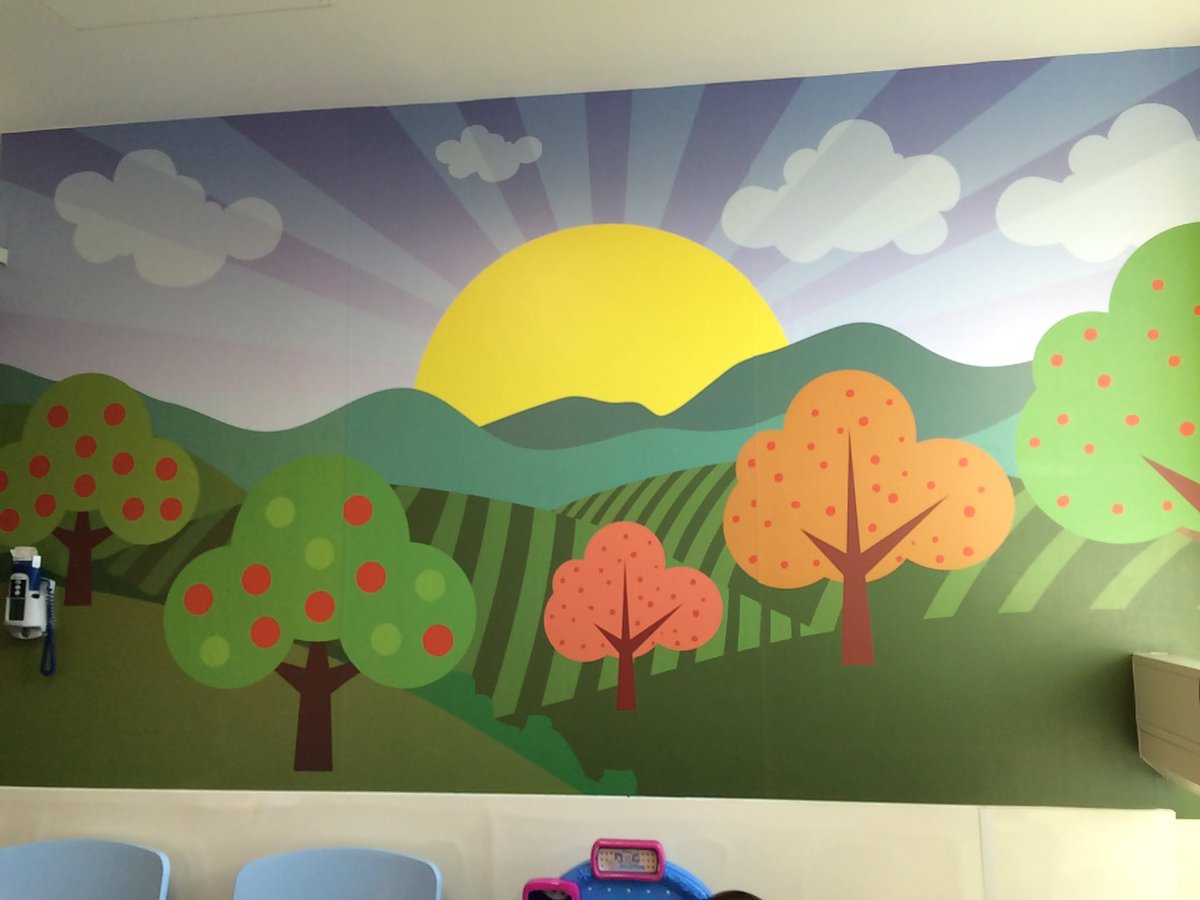Paediatric cubicle at WCH Urgent Care Centre get sunny <a href="/RCHTWeCare/">Royal Cornwall Hospitals NHS Trust</a>